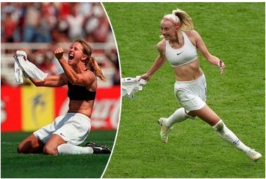 Nữ cầu thủ... cởi áo mừng bàn thắng: 2 khoảnh khắc lịch sử của nữ quyền