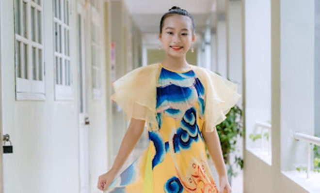 Model Kid Anh Thư – gương mặt Đại sứ triển vọng của Thương hiệu Valentines Van Couture