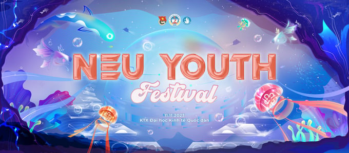 Đại nhạc hội NEU Youth Festival 2023 hấp dẫn với dàn DJ, ca sĩ nổi tiếng